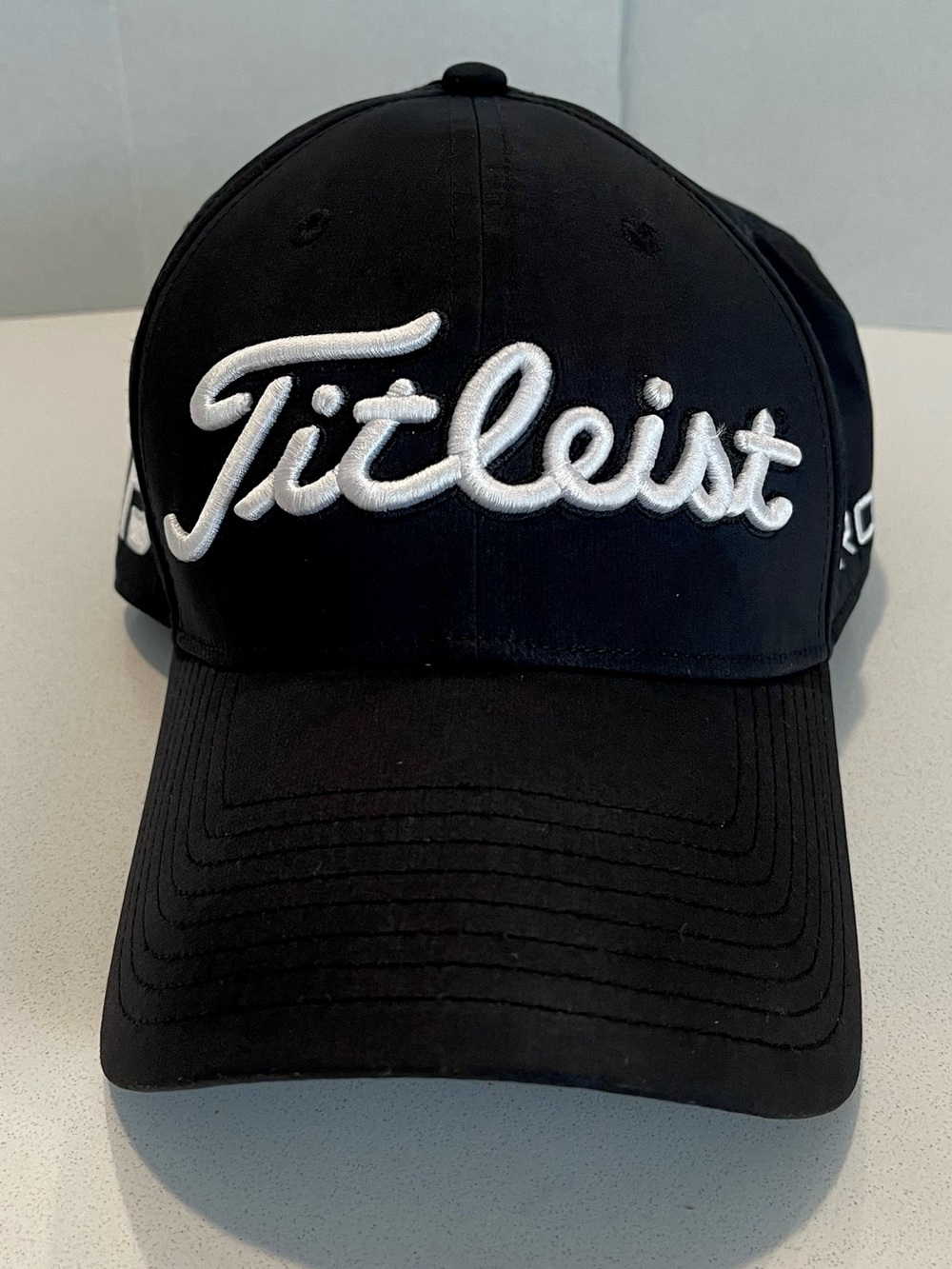 Titleist Youth Black Cap with White Embroidered Logo